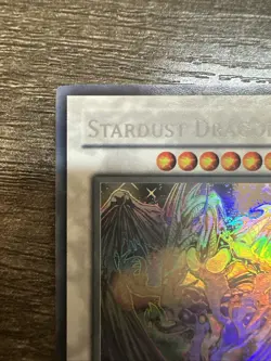 Yugioh Stardust Dragon Ghost Rare TDGS-EN040 The Duelist Genesis 1st Edition C - Image 2
