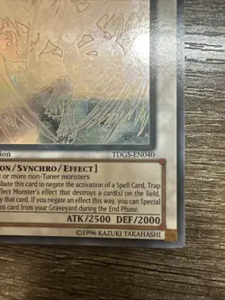 Yugioh Stardust Dragon Ghost Rare TDGS-EN040 The Duelist Genesis 1st Edition C - Image 5