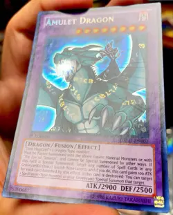 🔥 MINT 🔥 Yugioh Amulet Dragon DRLG-EN003 SECRET RARE 1ST EDITION HOLO 🔥 - Image 4