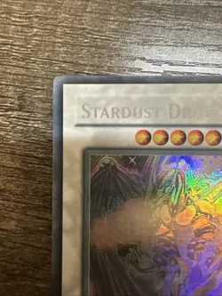 Yugioh Stardust Dragon Ghost Rare TDGS-EN040 The Duelist Genesis 1st Edition B - Image 2