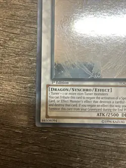 Yugioh Stardust Dragon Ghost Rare TDGS-EN040 The Duelist Genesis 1st Edition B - Image 4