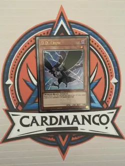RA02-EN002 D.D. Crow Quarter Century Secret Rare 1st Edition YuGiOh Card QCR EU - Image 1