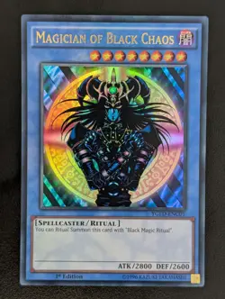 Magier des Schwarzen Chaos YGLD-ENC01 1. Auflage Ultra Rare Englisch EX YUGIOH - Image 1