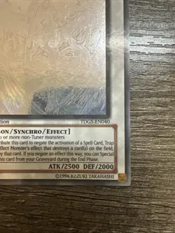 Yugioh Stardust Dragon Ghost Rare TDGS-EN040 The Duelist Genesis 1st Edition - Image 5