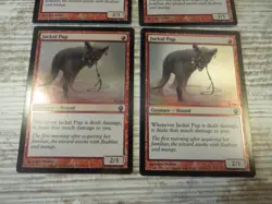4x FOIL Jackal Pup - Fire & Lightning Deck - NM - English - OOP MTG - Image 3