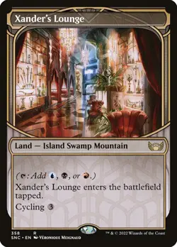 MTG Magic the Gathering Xander's Lounge (358/547) Streets of New Capenna NM - Image 1