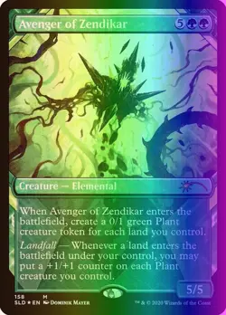 MTG Avenger of Zendikar (158/1990) Secret Lair Drop Series LP FOIL - Image 1