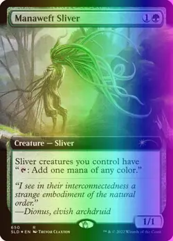 MTG Manaweft Sliver (650/1990) Secret Lair Drop Series LP FOIL - Image 1