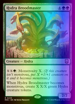 MTG Hydra Broodmaster (233r/782) Modern Horizons 3 Commander LP FOIL - Image 1