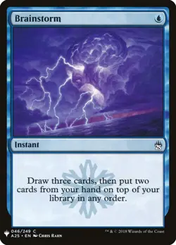 MTG Magic the Gathering Brainstorm (301/1703) Mystery Booster LP - Image 1