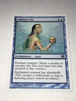 Fishliver Oil Magic Gathering Card - Image 1