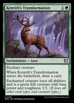 MTG Wilds of Eldraine Commander - Kenrith's Transformation - Image 1