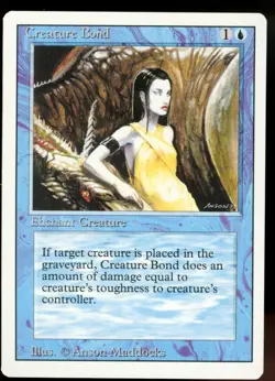 MTG - Creature Bond (55) - Revised Edition - Vintage Magic the Gathering - Image 1