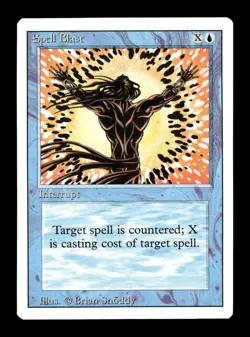 MTG - Spell Blast - Revised Edition - Vintage Magic The Gathering - Near Mint - Image 1