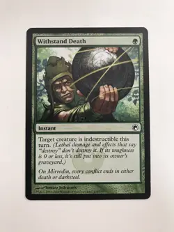 Withstand Death MTG Magic the Gathering Card LP Lightly Played SOM - Image 1