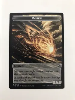 Snake / Morph Token MTG Magic the Gathering Card NM Near Mint MKC - Image 2