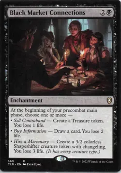 2022 Magic Legends: Battle For Baldur's Gate Black Market Connections Rare #669 - Image 1