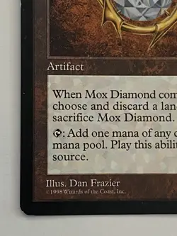 MTG Mox Diamond (STR) Stronghold - 1998 MP/LP Reserved List -TCGshowcase- ((A)) - Image 5
