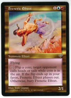 MTG - Frenetic Efreet - Mirage - Vintage Magic The Gathering NM - Image 1