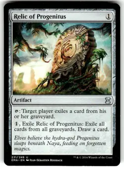 Relic of Progenitus Eternal Masters Regular MTG NM - Image 1