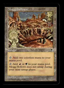 MTG - Mogg Hollows - Tempest - Near Mint - Image 1