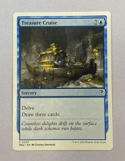 MTG - Treasure Cruise - White Border - NM - Mystery Booster 2 - Image 1