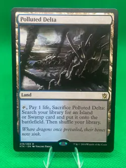 MTG - Polluted Delta - Fetch Land (Khans of Tarkir [KTK]) - Image 1