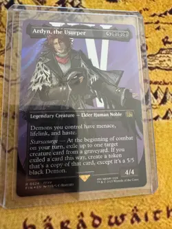 Ardyn, the Usurper (0524) (Borderless) (Surge Foil) Final Fantasy Foil MTG NM - Image 1