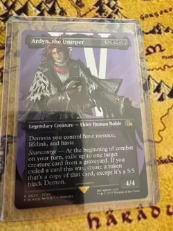 Ardyn, the Usurper (0524) (Borderless) (Surge Foil) Final Fantasy Foil MTG NM - Image 2