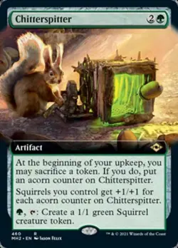 Chitterspitter (Extended Art) -Foil Light Play MTG Modern Horizons 2 - Image 1