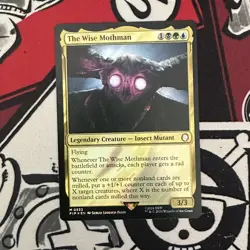 The Wise Moth Man MTG Single, Magic The Gathering, Fallout, Surge Foil M 0532 - Image 1