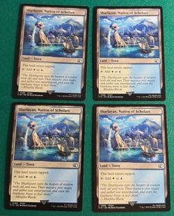 MTG Sharlayan, Nation of Scholars x4 Land Cards NM/M Final Fantasy - Image 1