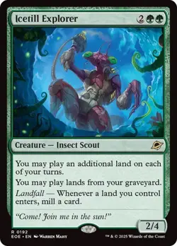 MTG Edge Of Eternities Icetill Explorer x1 Rare Green Creature NM/M - Image 1