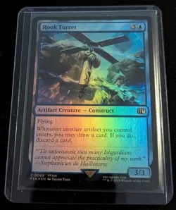 MTG - x2 Rook Turret 1 FOIL & 1 Regular - Final Fantasy - Pack Fresh!! - Image 2