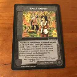 Early Harvest - Against the Shadow - Middle Earth CCG - MECCG - Image 1