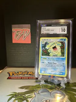 Pokemon Ludicolo #13 Secret Wonders - CGC 10 (Holo Bleed, Swirl) POP 7 - Image 1