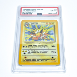 PSA 6 - Pokemon Jolteon Jungle No Symbol Misprint Error 4/64 - EX-MT - Image 1