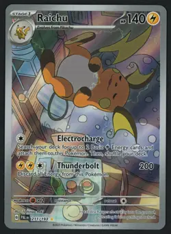 Raichu 211/193 Paldea Evolved Illustration Rare Pokemon TCG - Image 1