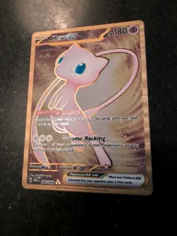 Pokemon TCG Mew EX 151 Gold Metal Promo Card 205/165 - Image 1