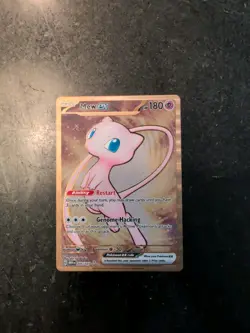 Pokemon TCG Mew EX 151 Gold Metal Promo Card 205/165 - Image 2