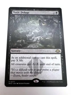 MTG Toxic Deluge Modern Horizons 3 0277 Regular Rare Free Shipping - Image 1
