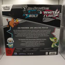 Pokemon TCG Poster Collection Box | Black Bolt & White Flare | Unova | Sealed - Image 2