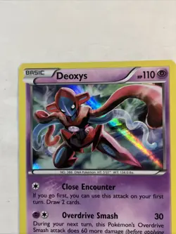 Deoxys 33/108 Holo Rare Pokemon XY Roaring Skies NM 2015 No.386 Clean On Center - Image 2