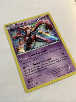 Deoxys 33/108 Holo Rare Pokemon XY Roaring Skies NM 2015 No.386 Clean On Center - Image 4