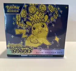 Surging Sparks Pokemon Center ETB Sealed - Image 1