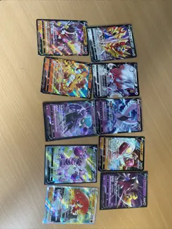 BULK BUY Pokemon 9 Japanese V Cards and 1 vstar - Image 1