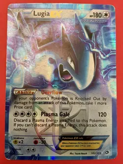 Pokemon Cards - Lugia Ex (Team Plasma) ULTRA RARE 102/113 - Image 1