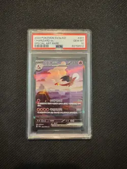 2023 Pokemon TCG Charizard ex 201 SAR Korean S&V 151 PSA 10 💎 GEM MINT - Image 1