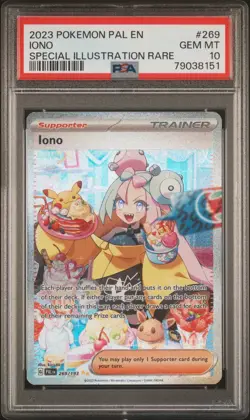 2023 POKEMON PALDEA EVOLVED IONO SPECIAL ILLUSTRATION RARE 269/193 PSA 10 - Image 1