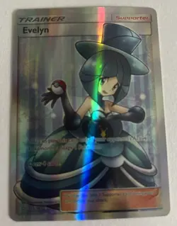 Pokemon TCG Evelyn Sun & Moon Team Up 175/181 Holo Ultra Rare - Image 1